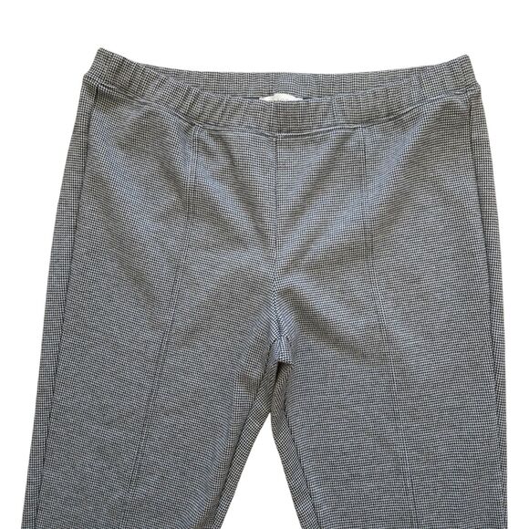 Talbots Women's Elastic-Waist Ponte Ankle Leggings • Houndstooth • Stretch • XL - Picture 3 of 8